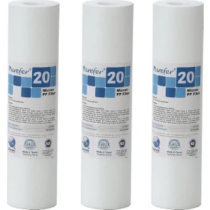 Global Water Solutions Kum ve Tortu Filtresi / 20 Mikron (3 Adet)