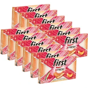 Sensations X-Fresh Şeftali Karpuz Aromalı Sakız 27 gr x 12 Li