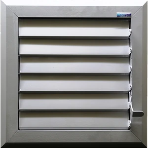 Ecovent 30X30 Beyaz Alüminyum Menfez Banyo Ve Wc Havalandırma Panjur
