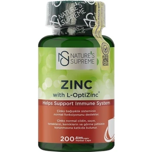Nature's Supreme Zinc 15 Mg 200 Kapsül