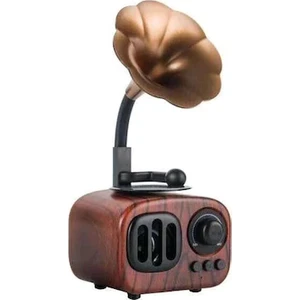 Gramafon Retro B7 Wıreless Speaker Bluetooth Sd Card Radio