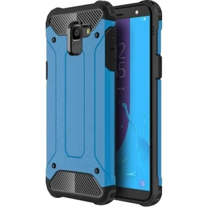 Samsung Galaxy A7 2018 Kılıf Zırhlı Tam Koruma Silikon Crash Arka Kapak - Mavi