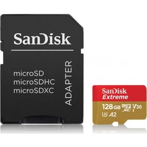 Extreme microSDXC 128GB 160/90 MB/s A2 C10 V30 UHS-I Hafıza Kartı SDSQXA1-128G-GN6MA