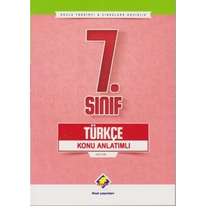 Final Yayınları 7. Sınıf Türkçe Konu Anlatımlı - Yeni - Aylin Tekin
