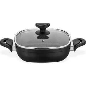 Gastronomie Granit Basık Tencre-26 cm-Siyah