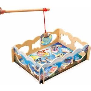 Ahşap Bul Tak Yerleştir Ve Mıknatıslı Balık Yakalama Oyunu Happy Fishing Game
