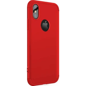 Apple iPhone XS Kılıf Double Dip 360 Protective