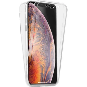 Apple iPhone XR (6.1'') Kılıf 6 tarafı tam full koruma 360 Clear Soft Şeffaf