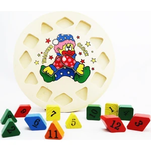 Ahşap Palyaço Saat - Ahşap Yapboz