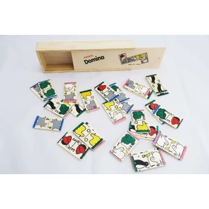 HAMAHA Ahşap Hayvan Desenli Domino Oyunu