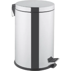 Arkitekta A44017 Yavaş Kapanır Kapaklı Çöp Kovası Krom (20 Litre)