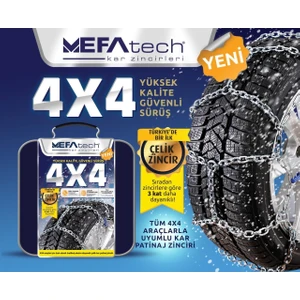 Mefa Tech Mefa Tech 4X4 Jeep Ve Minibüsler İçin Kar Zinciri Extra 1100 No