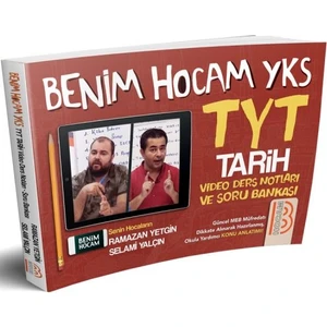 Benim Hocam Yayınları 2019 YKS -TYT Tarih Video Ders Notları Ve Soru Bankası - Ramazan Yetgi