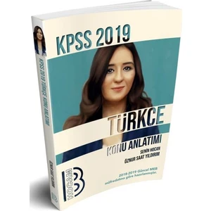 Benim Hocam Yayınları 2019 KPSS Türkçe Konu Anlatımlı