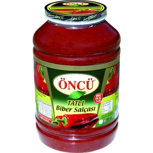 Tatlı Biber Salçası Cam Pet Kavanoz 4300 gr