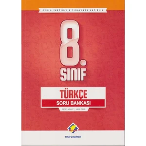 Final Yayınları 8. Sınıf Türkçe Soru Bankası - Yeni - Necdet Akbulut - Hakan Turan