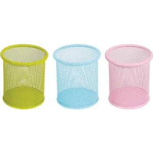 Masa Kalemlik Silindir Fileli Karışık Renkli Jm-802S