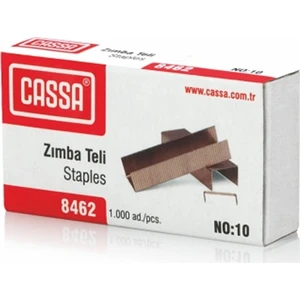 Zımba Teli No :10 Sarı 8462 (1 Paket 10 Kutu)