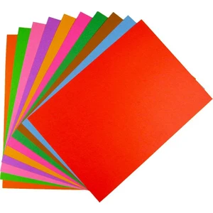 Fosforlu Renkli Mukavva 35X50 Cm 36 Lı Karışık (1 Paket 36 Adet)