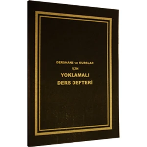 Gülpaş G421 Ders Defteri 10 Ders Yoklamalı 9-10-11-12 Sınıflar