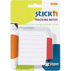 Hopax Stickn Yapışkanlı Not Kağıdı 70X70 Mm Sep Beyaz-Kırmız 4-2148300-5001