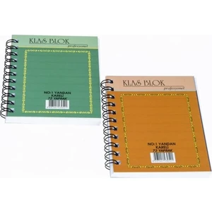 Klas Bloknot No:1 Yandan Spiralli 72-1 12 Li (1 Paket 12 Adet)