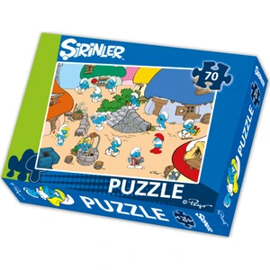 Laço Puzzle Şirinler 70 Parça Srn5003