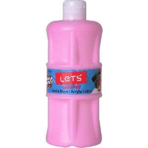 Lets L-5304 Akrilik Boya Pembe 500 Ml.