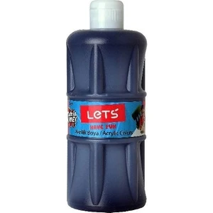 Lets Akrilik Boya Siyah 500 Ml.
