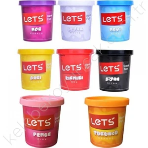 Lets Tek Renk Oyun Hamuru Neon Mor 150 Gr. L8340-18