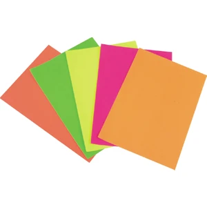 Lino Fosforlu Karton 20X30 Cm 5 Renk 10 Lu (1 Paket 10 Adet)
