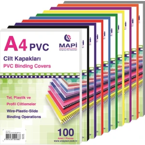 Mapi A-4 Cilt Kapağı 450 Micron Lacivert 50 Li 2042502 (1 Paket 50 Adet)