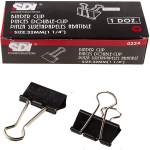 Sdi 0224 Double Metal Klips 32 Mm 12 Li (1 Paket 12 Adet)