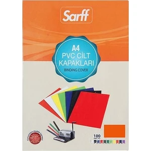 A-4 Cilt Kapağı 450 Micron Kırmızı 50 Li (1 Paket 50 Adet)