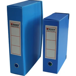 Üçgen Proje Kutusu Geniş Mavi 24X32X9 Cm