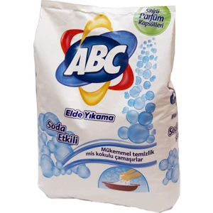 Abc Elde Yıkama Toz Deterjan Soda Etkili 600 gr