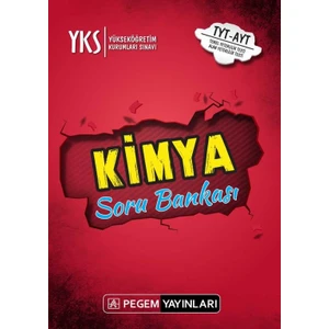 Pegem Akademi Yayıncılık YKS Kimya Soru Bankası