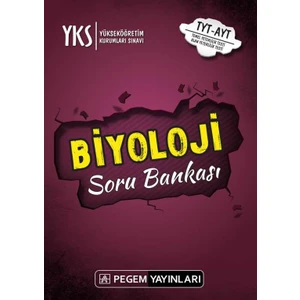 Pegem Akademi Yayıncılık YKS Biyoloji Soru Bankası