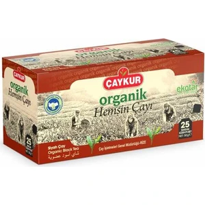 Organik Siyah Hemşin Çayı 25 Süzme Poşet 50 gr