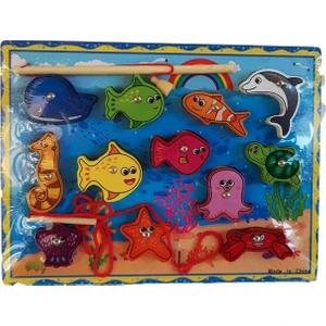 Wooden Toys Ahşap Balık Tutma Oyunu