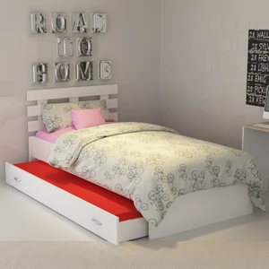 İdeal Yavrulu Karyola Tek Kişilik 90X190 Beyaz