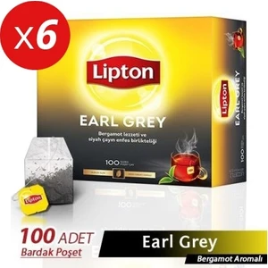 Earl Grey Bardak Poşet Çay 100lüx6 Adet