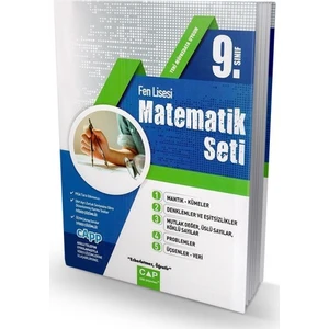 Çap Yayınları 9. Sınıf Fen Lisesi Matematik Seti