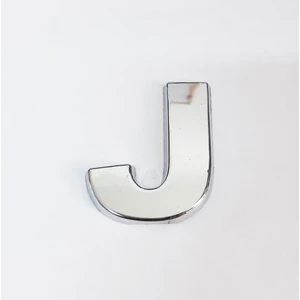 J Harfi  3,75 cm Krom Yapışkanlı