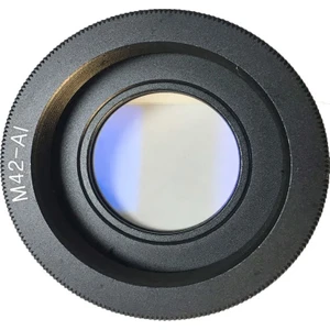 Nikon İçin M42 Lens Kullanim Adaptörü Optikli