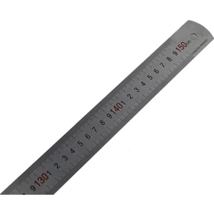 İşkur Makina Metal Paslanmaz 150Cm Çelik Cetvel Metre