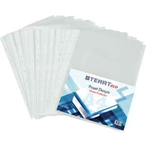 Temat Eco Delikli Poşet Dosya 100'Lük