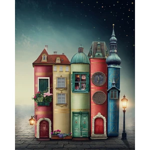 Nova Puzzle 1000 Parça Geceyi Aydinlatan Kitaplar Puzzle - Elena Schweitzer