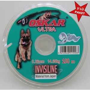 Invisiline Hayalet Makara Misina 0.26 Mm 100 Mt 3 Lü Paket