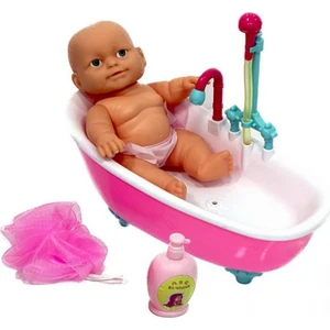 Banyo Yapan Et Bebek Gerçek Su Devir Daimli Küvetli Bebek Fıskiyeli